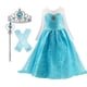 thumbnail image 1 of Disfraz de princesa Elsa para niñas, vestido de fiesta de carnaval, Halloween, cumpleaños, 3 a 10 años, 2023 Fivean unisex, 1 of 2