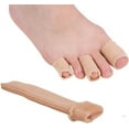 thumbnail image 4 of Casewin Cuttable Toe Tubes Sleeves 5 Pack, Made of Elastic Fabric Lined with Silicone Gel. Toe Sleeve Protectors Relief Toe Pressure Pain, Corn and Calluses Remover, 4 of 7
