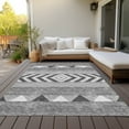 thumbnail image 6 of Addison Rugs Chantille Indoor/Outdoor Transitional Southwest Gray Washable Rectangle Rug, 8' x 10', 6 of 6