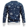 thumbnail image 4 of JIKNTTR Men's Christmas Sweater Christmas Reindeer Print Knit Turtleneck Sweaters Fashion Casual Holiday Sweater Stylish Warm Sweater Jacket, 4 of 4