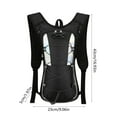 thumbnail image 6 of Holiday Gift New Hydration Backpack Hydration Pack Water Backpack for Hiking Running Biking Road Runner Hydropack Backpack Climbing, Black, 6 of 6