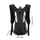 thumbnail image 3 of Mochila de hidratación para senderismo, running y ciclismo | Depósito de agua de 2 l | Correas ajustables para cintura y hombros | Ribete reflectante de seguridad | Bolsillo frontal de malla | Mo, 3 of 5