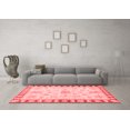 thumbnail image 3 of Ahgly Company Machine Washable Indoor Rectangle Oriental Red Traditional Area Rugs, 7' x 10', 3 of 4