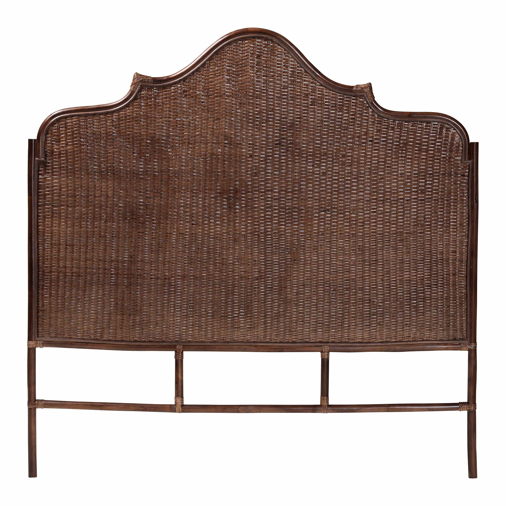 bali & pari Jaelle Boho Standalone Headboard, King, Coffee Bean