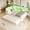 Full Size, White, variant on AISWORD Full Size Daybed with Trundle and L-Shaped Bookshelf Headboard, Upholstered Soft Corner Bed with Storage Shelves, Charging Station and LED Belt, White