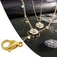 thumbnail image 4 of destyer Necklace Clasp Hook Stainless Steel DIY Craft Chain Connector Jewelry Making Findings Handicraft Necklaces Buckle 10m, 4 of 6