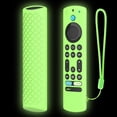 thumbnail image 3 of 1PCS Remote Control Case Cover Compatible for Fire TV-4 Alexa, Smart TV Voice Remote Control Soft Silicone Sleeve Drop-proof Shell Holder with Hanging Rope(Case Only), 3 of 10