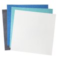 thumbnail image 4 of (3 pack) Colorbok Glitter Blue Glacier Paper Pad, 12"x12", 222 lb./330 GSM, 10 Sheets, 4 of 5