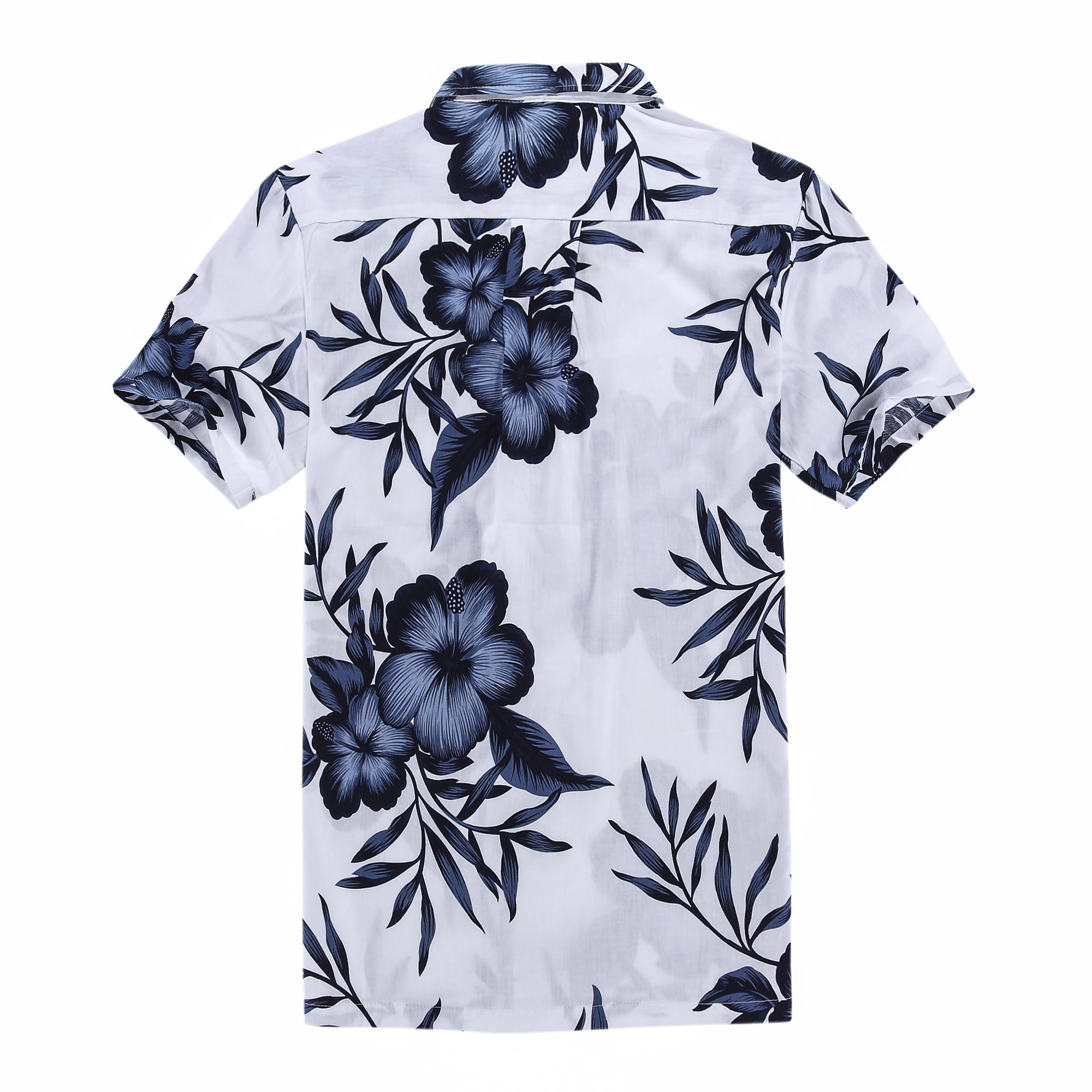 New Hawaiian Shirt Neck Tie Blue Flower Floral NeckTie Luau Hawaii USA SELLER 