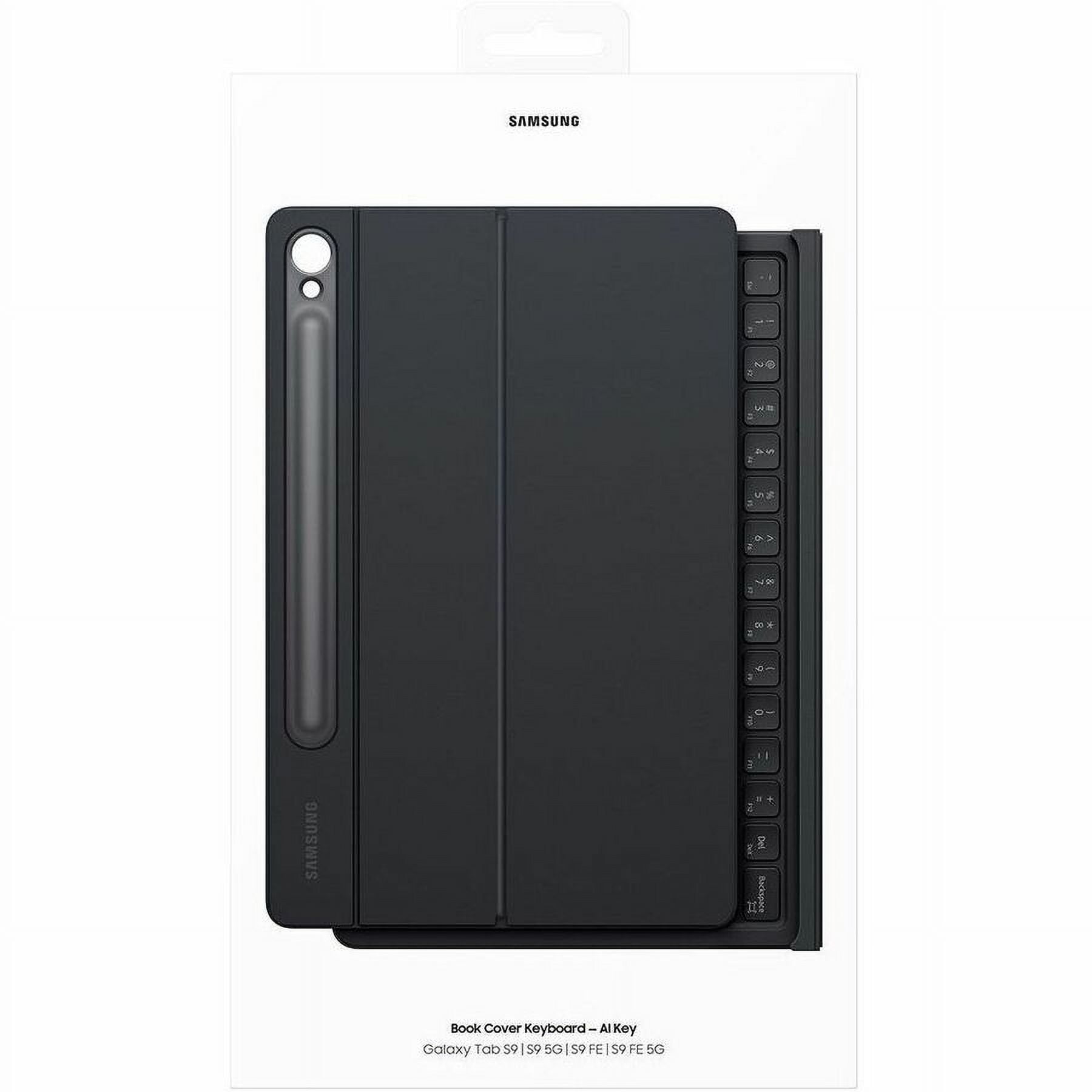 Samsung, Galaxy Tab S9 Book Cover Keyboard, Black, 6.8