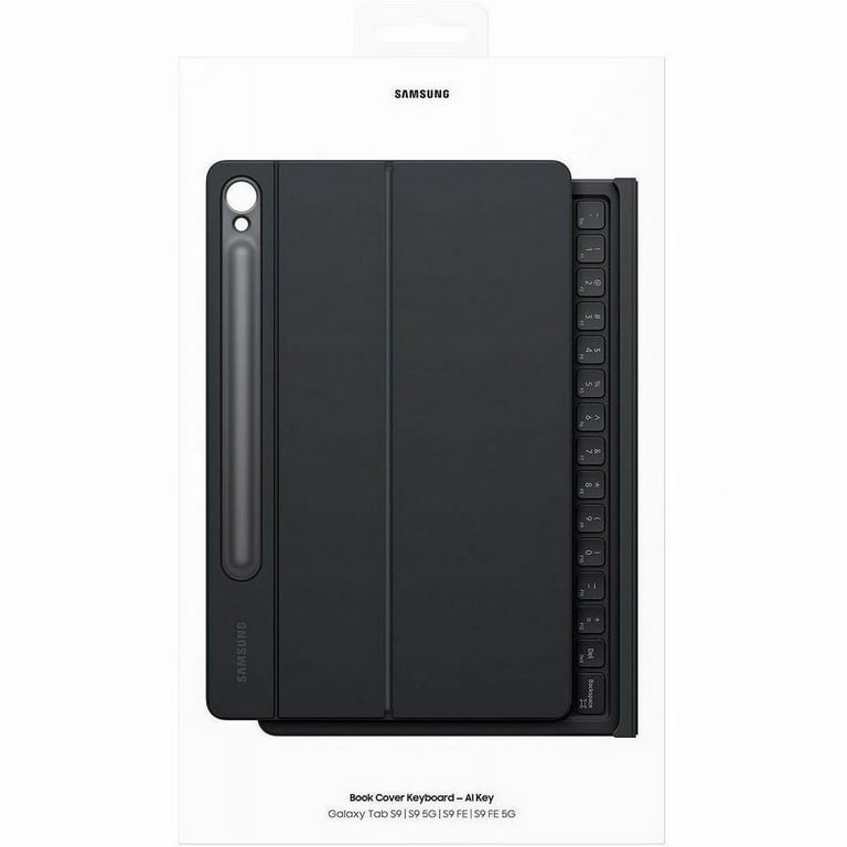 Samsung, Galaxy Tab S9 Book Cover Keyboard, Black, 6.8
