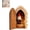 Fairy Door-1PC, variant on The Fairy Door That Opens — A Tiny Hidden World, Miniature Fairy Door Decor, Opening Secret Door Ornament for Shelf Wall Fairy Garden Home Decoration (Fairy Door-1PC)