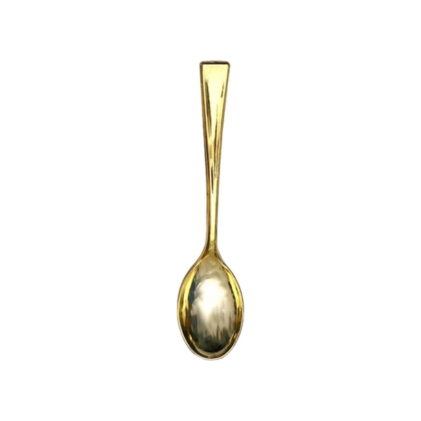 Ounissouiy 24 unids/set juego de cucharas ligeras y portátiles para almacenamiento conveniente utensilios de cocina cubiertos cubiertos cucharas Mostrada cuchara de oro 9.8CM
