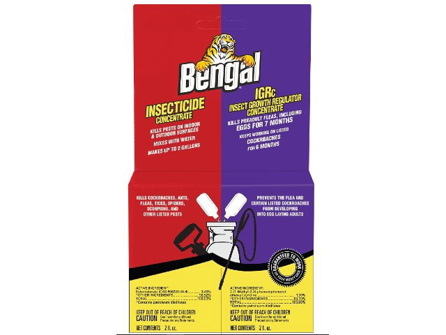 Bengal Insecticide Concentrate With IGR Insect Growth Regulator - Repellent - 2 Piece, 2 Oz