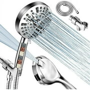 Handheld Shower Head with Filter,Cycodo High Pressure 10 Spray,59"SS Hose,Adjustable Bracket