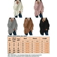 thumbnail image 2 of Frontwalk Ladies Knitted Sweaters Turtleneck Jumper Tops Solid Color Sweater Women Comfy Pullover Long Sleeve Brown 2XL, 2 of 2