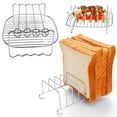 thumbnail image 1 of Eummy Fryer Accessories de Aire de Acero Inoxidable con 4 Palitos de Barbacoa Juego de 2 Estantes Fryer de Aire Antiadherentes Estante Multiusos de Doble Capa Soporte para Pan de Metal para la Mayoría de los Hornos Freidoras de Aire de 3,7 Qt-4,2 Qt, 1 of 10