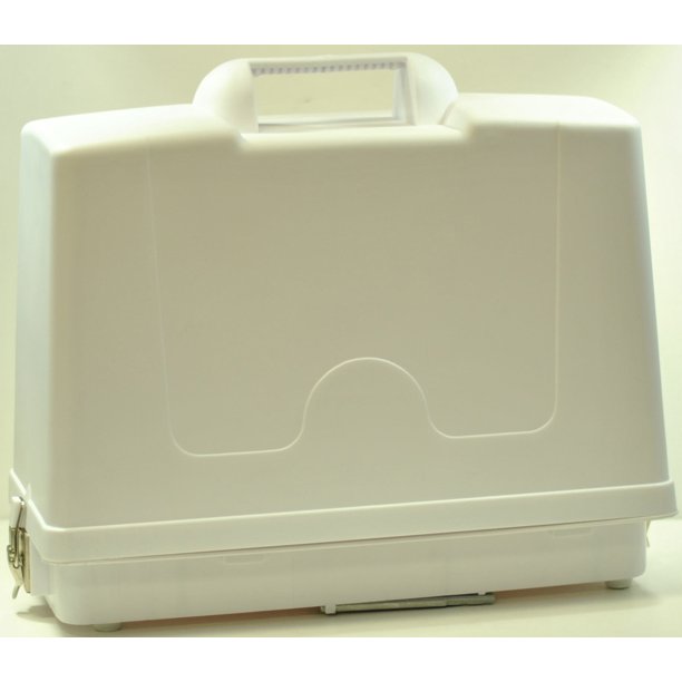 Generic Plastic Sewing Machine Case White