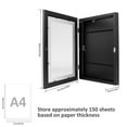 thumbnail image 3 of Kids Art Frame - Kids Art Frames Front Opening - Open Display Picture Frames for Kids Artwork - Smart Stacker Art Project Frame for Art Work With Storage, 3 of 10