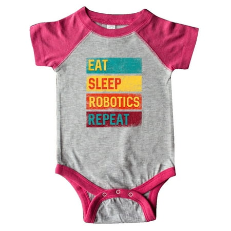 

Inktastic Robotics Team Eat Sleep Robotics Repeat Gift Baby Boy or Baby Girl Bodysuit