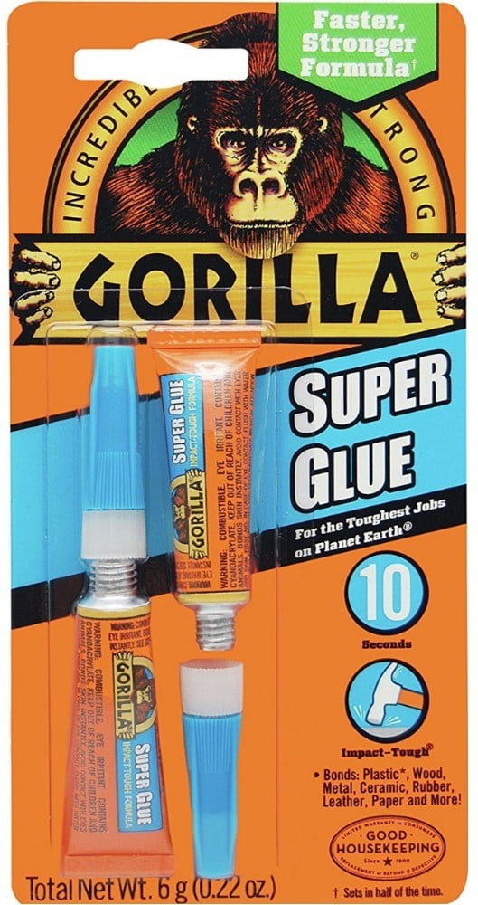 Gorilla Glue Super Glue Pack 2 ea (Pack of 2)