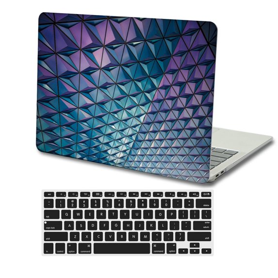 KSK KAISHEK Hard Shell for MacBook Pro 13" 2023 2022 2021 - 2016 A1706 A1708 A1989 A2159 A2251 A2289 A2338 M1 + Black Keyboard Cover, Pink series 0249