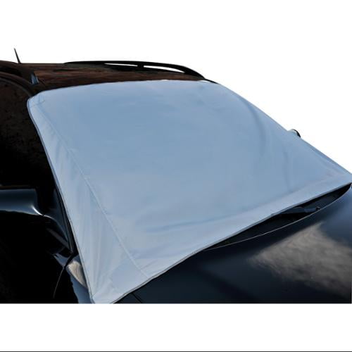 FOCHEA Car Windshield Snow Cover with Mirror Covers 78.5 x 47.25 Magnetic Frost Snow Guard Windshield Cover Protect The Windshield and Wiper from Ice,Snow Frost for Most of Cars & SUVS 