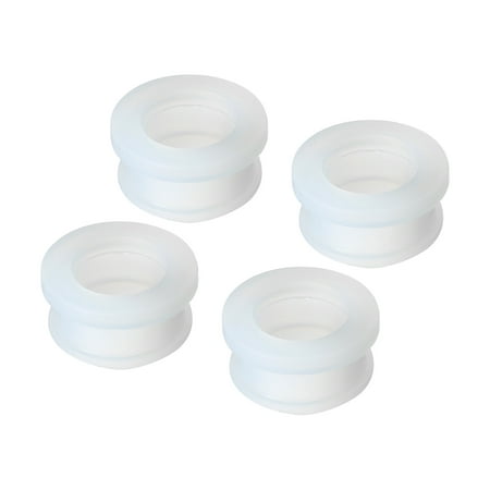 

Pack of 4 Snap Rubber Grommet Plug 21mm OD 13mm ID Electrical Box Cable Pipe Seal Anti Scratch Transparent