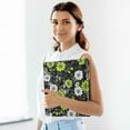thumbnail image 6 of FORMRS 3 Ring Binder with Pockets 1.5" D-Rings Clip Board 200 Sheets Capacity, White Flower Pattern, 6 of 8
