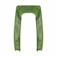 thumbnail image 2 of Sweater for Women Rainbow Hollow Out Long Sleeve Cutout Knitted Cover-Ups y2k Mesh Cropped Blouse Clothes 2026 Green S, 2 of 6