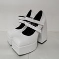 thumbnail image 4 of LSLJS Chaussures à Talon Épais Platform à Bout Escarpé pour Femmes, Aguichant, Banquet, Super High Heel, 4 of 8