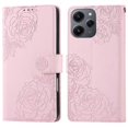 thumbnail image 1 of For Xiaomi Redmi 12 4G 5G (Global) Note 12R 5G Case Rose Flower PU Leather Wallet Phone Cover with 3, 1 of 5