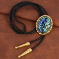 thumbnail image 2 of Retro Bolo Tie Joyería Collar Cadena de moda para novia Cumpleaños Dorado Zulema Corbata de vaquero, 2 of 8
