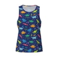 thumbnail image 4 of Gaeub Dinosaurs Adventure Men's Athletic Tank Top, Workout Sleeveless Shirts, Running Tank Tops for Gym, Running, Training - XX-Large, 4 of 9