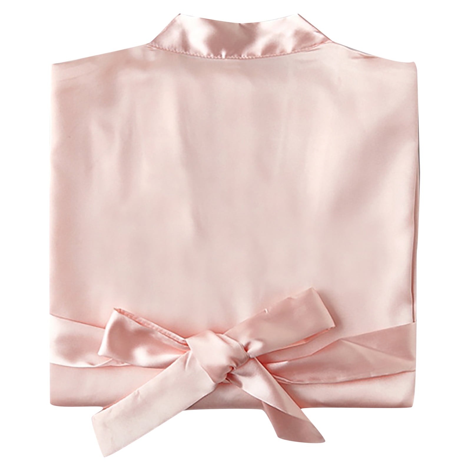 BONIXOOM Pajamas For Women Family Christmas Pajamas Matching Sets Sleepwear None Long Sleeve Sleep Tops Solid Pink M
