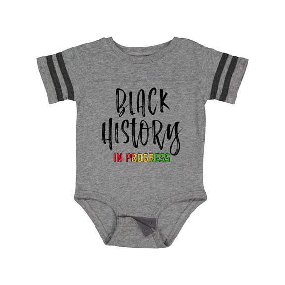 Inktastic Black History In Progress Boys or Girls Baby Bodysuit