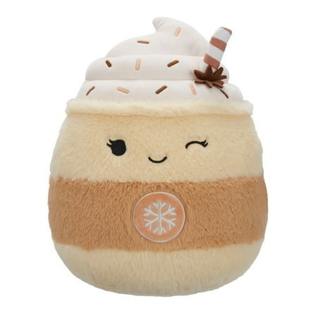 Squishmallows FuzzAMallow Official 12 inch Joyce the Cream Eggnog Latte - Child's Ultra Soft Stuffed Plush Toy