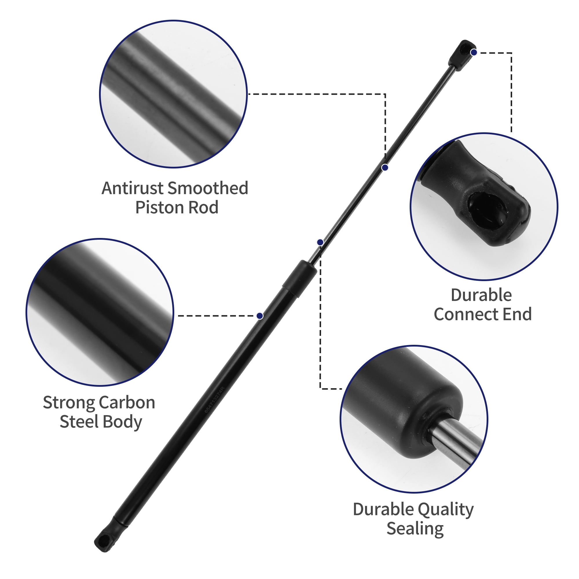 Unique Bargains Front Hood Lift Support Struts Gas Spring No.654713274R for Dacia Sandero