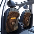 thumbnail image 2 of Goofa Yak Pattern Car Back Seat Protector for Kids (2 Pack) ,Anti-kick Storage Mat for Car Seats,Shields from Footprints, 2 of 6