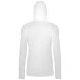 thumbnail image 3 of Women's Levelwear White Minnesota Twins Slender Glide Raglan Hoodie, 3 of 3