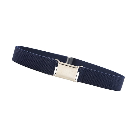 Children's Elastic Belt with Simple Buckle, Adjustable Length Waist Sash For Boys and Girls' Jeans and Dresses