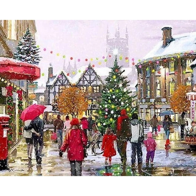 Arte de pared divertido de Papá Noel y muñeco de nieve, póster, imagen impresa, pintura en lienzo, sala de estar, decoración del hogar, Navidad, Año Nuevo