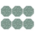 thumbnail image 2 of Lsque golf equipment Pattern 4" Drink Coasters Set of 6, Leather Absorbent Coasters, Table Coaster Set Decorative Coffee Cup Coasters Housewarming Gift,Octagon, 2 of 7