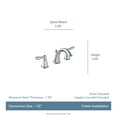 thumbnail image 4 of Moen T6620ORB Rubbed Bronze two-handle bathroom faucet, 4 of 7