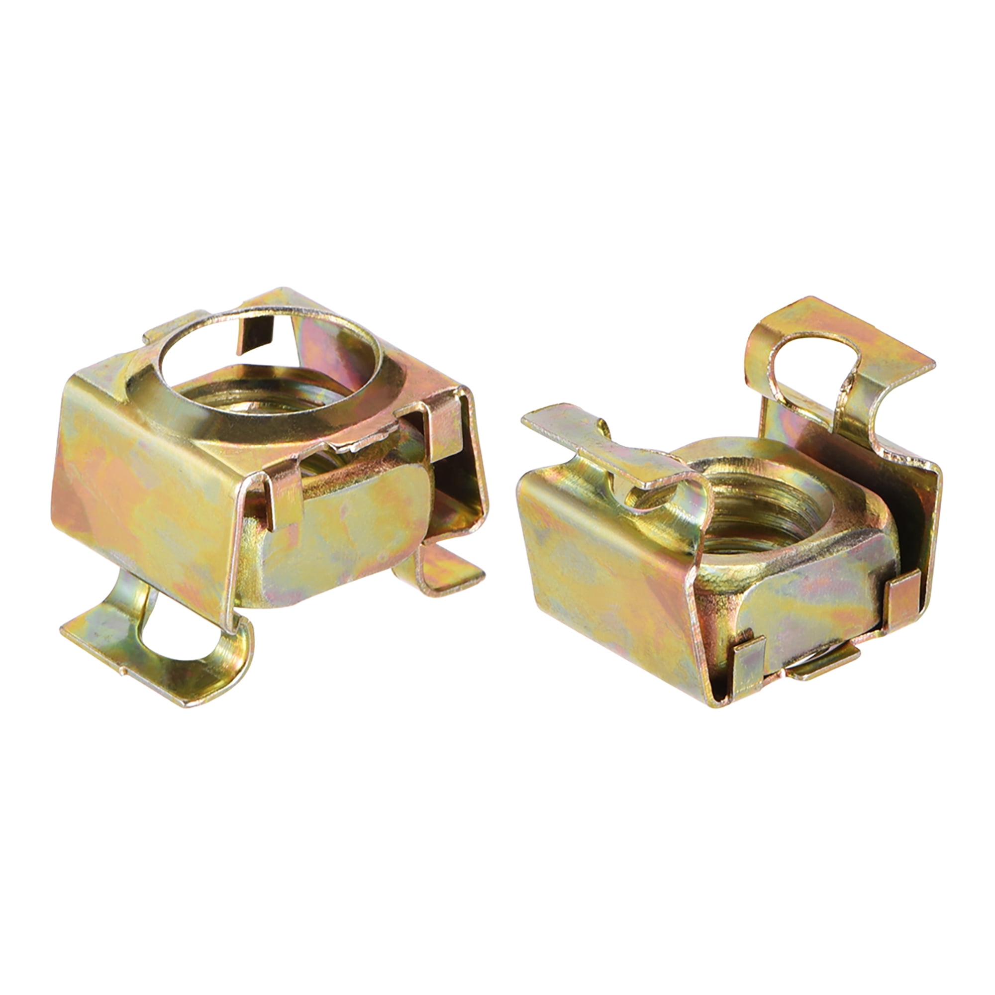 M12 Cage Nuts for Server Rack Carbon Steel Yellow Zinc Plated