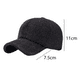 thumbnail image 2 of Gorra de béisbol con punta de tweed de lana térmica de invierno para hombre, 2 of 5