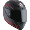 AGV Veloce S Veloce-9 Helmet (XX-Large, Matte Black/Red)