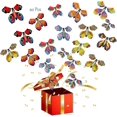 thumbnail image 1 of Y-Loong Magic Butterfly 20 Pcs Magic Flying Butterfly Card As Birthday Gifts, Performance Props Surprise Gifts, 1 of 5