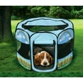 thumbnail image 2 of Pet Playpen, Dog Playpen Foldable Pet Exercise Pen Tents Dog Kennel House Playground for Puppy Dog Yorkie Cat Bunny Indoor Outdoor Travel Camping, 2 of 5