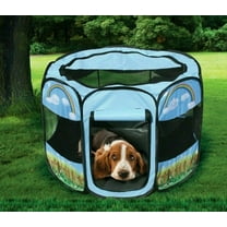 Portable Pet Puppy Soft Tent Playpen Dog Cat Folding Crate Play Dog Pen Pop-Up